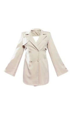 Robe Blazer Gris Pierre Froncée Et Découpée Dans Le Dos à Double Boutonnière -Zeze Vetements Magasin cd53191fef1f3bdbcabeecaa74cd8660cd96ccc3 cnb7396 5