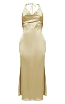 Robe Longue Satinée Vert Sauge à Dos Nu Bénitier Et Coutures En Biais -Zeze Vetements Magasin cdbe3babe7ffa7ed3b7fd796e57776eeb2d301c4 cne1427 5