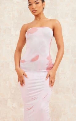 Logic Robe Bustier Mi-longue Moulante Rose à Imprimé Corps -Zeze Vetements Magasin ce67e6f28d23ef968cafa37076bb1aed79536ee9 cne2714 4