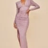 Robe Longue En Mesh Mauve Froncé à Armatures -Zeze Vetements Magasin d370f1022ac6823baa9f8529ff6f310d9c91f8d5 cnc3540 1