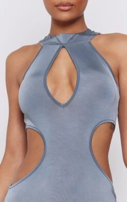 Robe Longue Moulante Gris Anthracite à Dos Nageur Et Découpes Multiples -Zeze Vetements Magasin d7452fcce618b8e855857f75966efe631206dc16 cnd0485 4