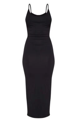 Robe Longue Noire à Bretelles Et Côtés échancrés -Zeze Vetements Magasin d949bf529ef30282964236bc19a4e0eec6930c26 cmb9864 3