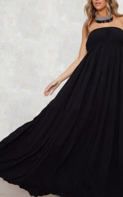 Robe Bustier Longue Noire Fluide Découpée Dans Le Dos -Zeze Vetements Magasin daf336d835492173ad510df5d1515f9167e48a90 cnd8934 4