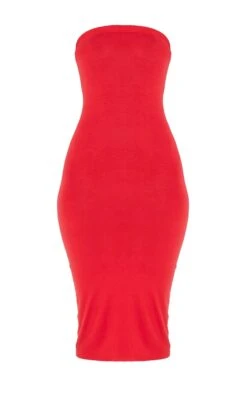 Longue Robe Bandeau Rouge Basique -Zeze Vetements Magasin dafe45606f8a897cd9ed74eca8aaff4b656497b3 clv6848 6