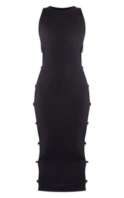 Robe Mi-longue Découpée Noire à Détail Cœur -Zeze Vetements Magasin dfbc5fd4951cd8254042bd6416a845c8d234b870 cna9030 5