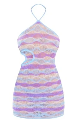 Robe Bleu Ciel En Maille Tricot Ajourée à Vagues Et Découpes -Zeze Vetements Magasin e2cb1fd8c2704150c427725a31a95186c9b3f8fc cne1060 5