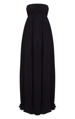 Robe Bustier Longue Noire Fluide Découpée Dans Le Dos -Zeze Vetements Magasin e390f8d7c037a4bd0b08345daf6d59b19861ba1b cnd8934 5