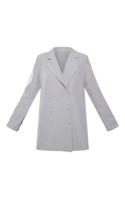 Robe Blazer Oversize Grise à Double Boutonnière Et épaulettes -Zeze Vetements Magasin e395490ff3a734960d7547ff4d2c0201281359db cnb0983 5