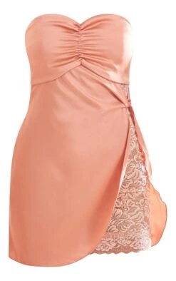 Robe Moulante Bustier Satinée Rose à Buste Froncé Et Partie En Mesh -Zeze Vetements Magasin f1104255446d772761e18b581d49b4321d4ee4c6 cnd2257 5