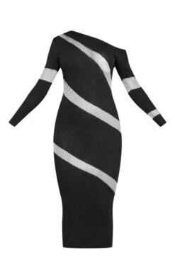 Robe En Maille Tricot Transparente Noire à Parties Contrastantes -Zeze Vetements Magasin f5cff8a979dca8fc5f9b20dc694e5578ffc31104 cmy9958 5