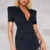 Robe Blazer Oversize Noire à Manches Courtes Et épaulettes -Zeze Vetements Magasin fa9084df239a65d45111e18051e0e087d83ba326 cnb7430 1