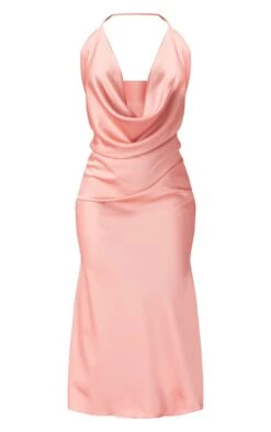 Robe Longue Satinée Rose à Col Très Bénitier Et Dos Nu -Zeze Vetements Magasin fecd6b6da2336017251ae5d7b7cd7282f53be956 cnd5924 5